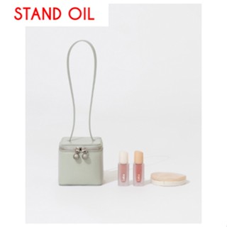 [STAND Oil] กระเป๋าเครื่องสําอาง สีมิ้นท์ 4 สี