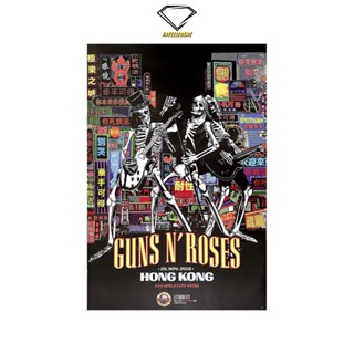 💎Intelligent | โปสเตอร์ Guns N’ Roses | ขนาด 23.5x34.5 นิ้ว | x 1 แผ่น Guns N’ Roses โปสเตอร์วงดนตรี