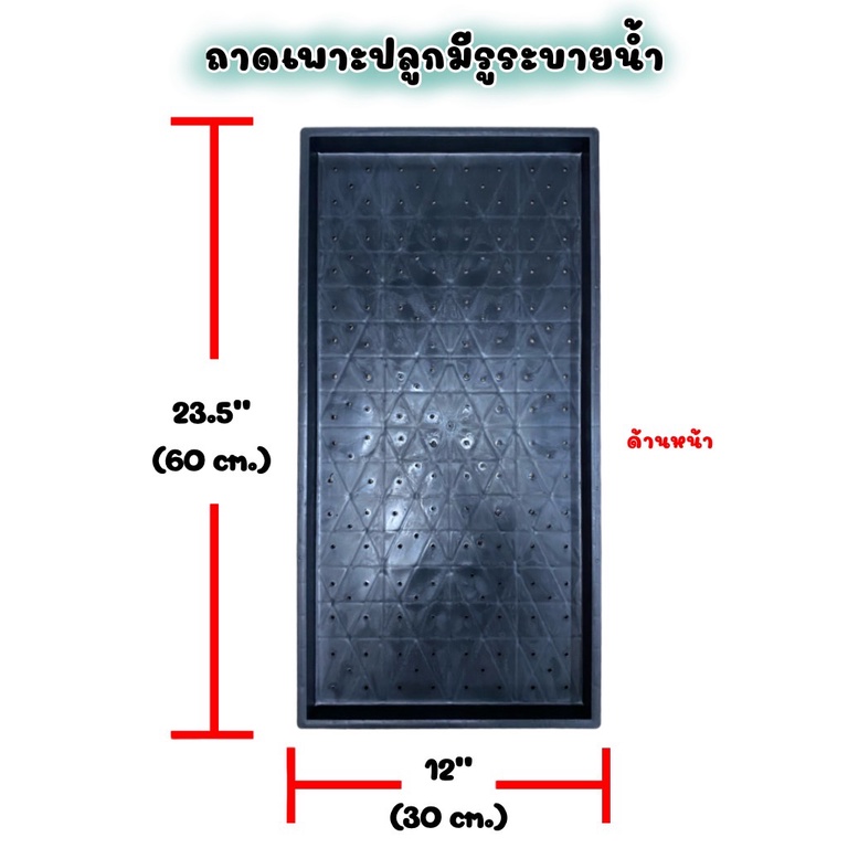 ถาดเพาะใช้สำหรับ เพาะต้นกล้า เพาะต้นอ่อน เพาะกล้านาโยน เพาะเมล็ด เพาะชำ ทำจากพลาสติกอย่างดี สินค้าโรงงานผลิตเอง ราคาถูก