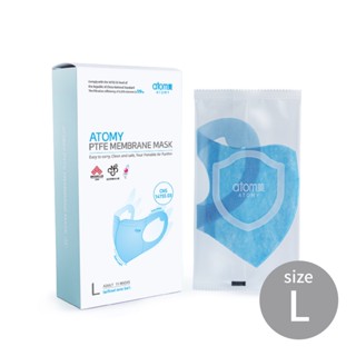 Atomy PTFE Membrane Mask อะโทมี่ พีทีเอฟอี เมมเบรน มาส์ก  ป้องกันฝุ่นละออง 5 ชั้น 15ชิ้น/กล่อง