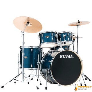  tama รุ่น imperialstar IE52H6WC -HLB กลองชุด tama รุ่น imperialstar IE52H6WC -HLB ( Hairline Blue)