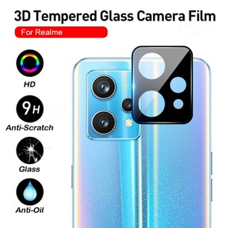 ฟิล์มกระจกนิรภัยกันรอยเลนส์กล้อง 3D 9H สําหรับ Realme C11 C12 C15 C17 C21Y C25Y 7 Pro 8 Pro ฟิล์มเลนส์