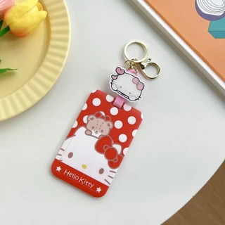 ใหม่ Sanrio Multi-Function Retractable Card Holder ป้ายชื่อ ID Holder สะดวก Swip Card ID Card Bank Bus Access Control Student Holder Work Permit Work Anti-Lost Protective Case Star Photo โพลารอยด์ เคสป้องกันการ์ดรูปถ่าย