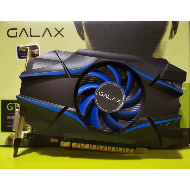 การ์ดจอ GALAX รุ่น NVIDIA GeForce GT 1030 2GB DDR5 ไม่ต่อไฟเลี้ยง (no box) สินค้ามือสอง ไม่มีกล่อง