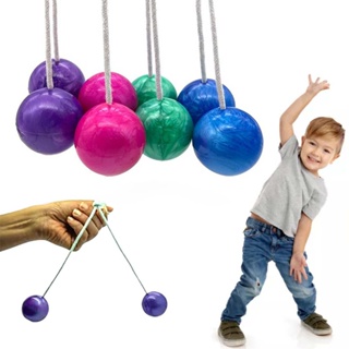 NEW Tiktok Toy LED Lights Viral Lato Lato Ball Toys Old School Toys Games Bola Tek Etek Bounce Ball Click Clack Ball Bump Ball