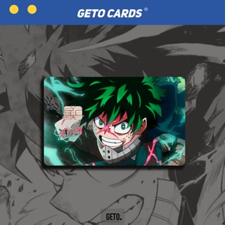 สติกเกอร์โฮโลแกรมพิเศษ ลาย Boku no Hero Academia สําหรับติดตกแต่ง | Getocard เกตการ์ด