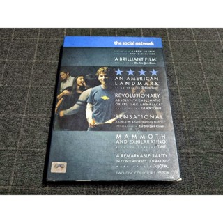 DVD 2 Disc ภาพยนตร์ดราม่าจากเรื่องจริง ประวัติการก่อตั้งบริการเครือข่ายสังคมออนไลน์ Facebook "The Social Network" (2010)