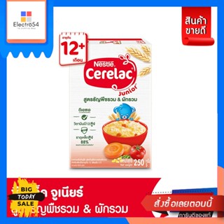 Cerelac CERELAC ซีรีแล็ค จูเนียร์ ธัญพืชรวม 250 กรัม (12 เดือนขี้นไป-3ปี) CERELAC Cerelac Junior Mixed Cereal 250 g. (12