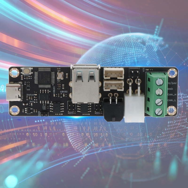 WIN BIGTREETECH U2C โมดูลมีอินเทอร์เฟซ CAN เชื่อมต่อชิ้นส่วนเครื่องพิมพ์สําหรับ EBB36 EBB42 3D การพิ