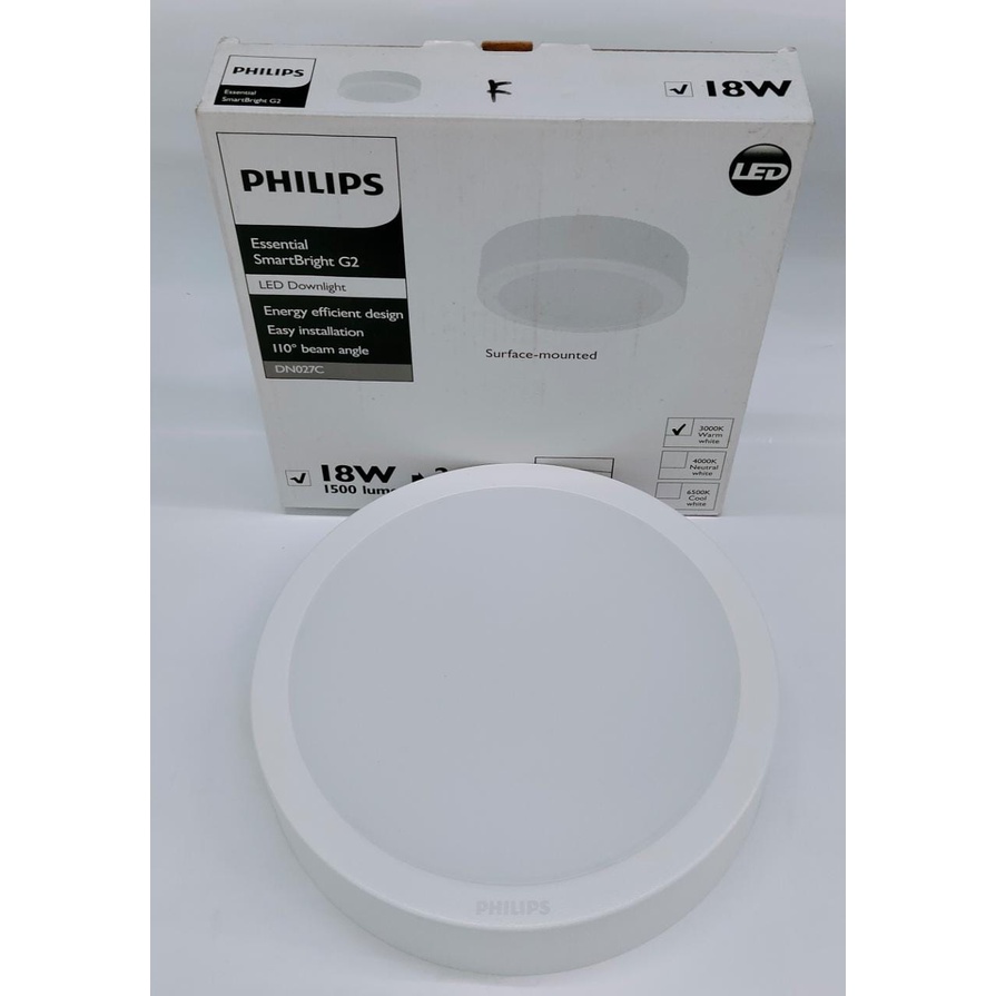 Philips LED DOWNLIGHT DN027C G2 18W/LED DOWNLIGHT DOWNLIGHT - โคมไฟ 3000K/DOWNLIGHT