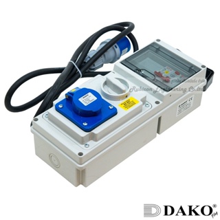 "DAKO PLUG" B06MA01-4 กล่องปลั๊กกระจายไฟ 2P+N 16A 230V IP44 230V