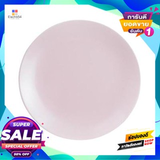 Plate จานสโตนแวร์ 8 นิ้ว Kassa Home สีชมพูstoneware Plate 8 Inches  Home Pink