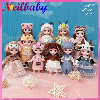 【Neil Baby】🚛พร้อมส่ง🚛 ตกุ๊ ตา ชุดมินิเดรสคอสเพลย์เจ้าหญิงน่ารัก ขนาด 17 ซม ตุ๊กตา บาโบลี่(ครบชุด/เสื้อผ้าแยกจำหน่าย）17ซมของเล่นเด็ก