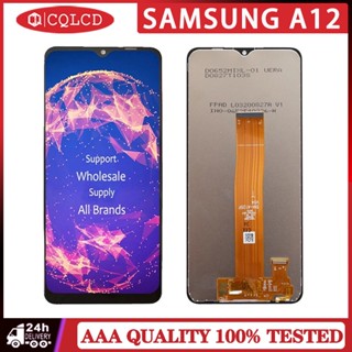 อะไหล่แผงหน้าจอ LCD แบบเปลี่ยน สําหรับ Samsung Galaxy A12 A125 A125F A125M