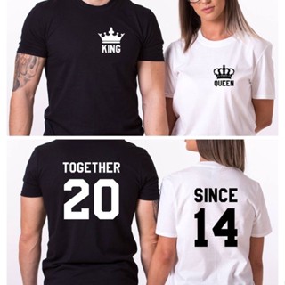 King Queen PERSONALIZED Year at The back of T-shirts ( Just PM The Year ) 100% Cotton - SoldPerPiece_02