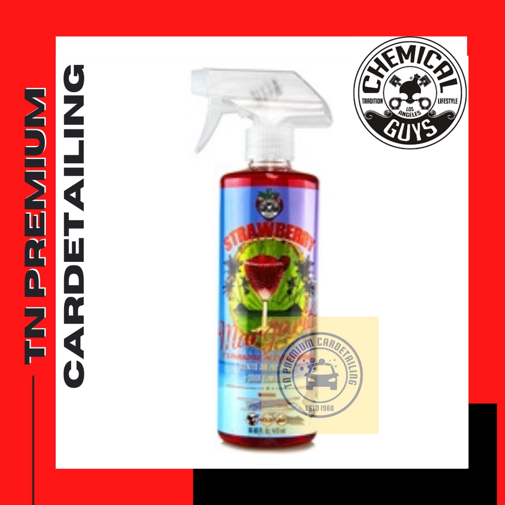 Chemical Guys Strawberry Margarita Scent Premium Air Freshener & Odor Eliminator (16 oz)