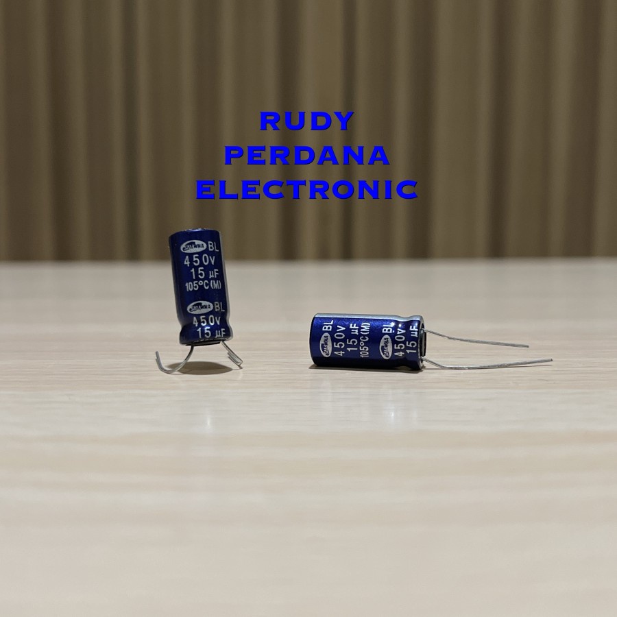 คาปาซิเตอร์ ELCO ELKO 15UF 450V 15 UF 450 VOLT