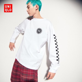 Uniqlo เสื้อสวมหัว แขนยาว (UT) HYPEBEAST สําหรับผู้ชาย ผู้หญิง 459226 ยูนิโคล่