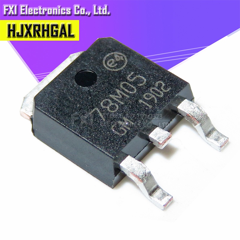 100 ชิ้น L78M05CDT L78M05 TO-252 TO252 78M05 POSITIVE VOLTAGE REGULATORS ใหม่