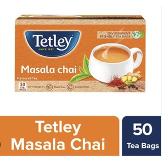 Tata Tetley Tea Bags Masala (50 pouches) ถุงชามาซาลา