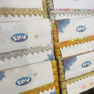 ริบบิ้น N. 7078 / 7083 ขอบเลื่อมกว้าง 2.8-3 CM 18 เมตร