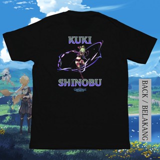 Genshin Impact T-SHIRT (KUKI SHINOBU) "Adult And Child"_03