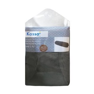 Case ปลอกหมอนข้าง KASSA HOME รุ่นลายใบไม้ ขนาด 34x114 ซม. สีเทาBolster Case KASSA HOME Leaf Pattern Size 34x114 cm. Gray