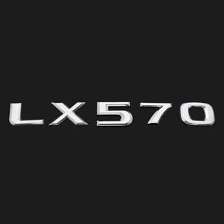 สติกเกอร์โลโก้ตัวอักษรภาษาอังกฤษ LEXUS LEXUS Lex470 LX570 สําหรับติดตกแต่งรถยนต์