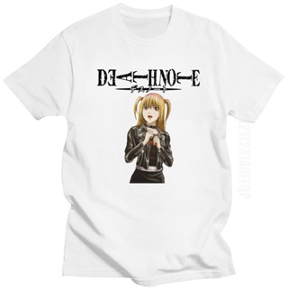 เสื้อยืด ผ้าฝ้าย พิมพ์ลายการ์ตูนอนิเมะ Death Note Misa สไตล์ญี่ปุ่น คลาสสิก เหมาะกับของขวัญคริสต์มาส สําหรับผู้ชาย_12