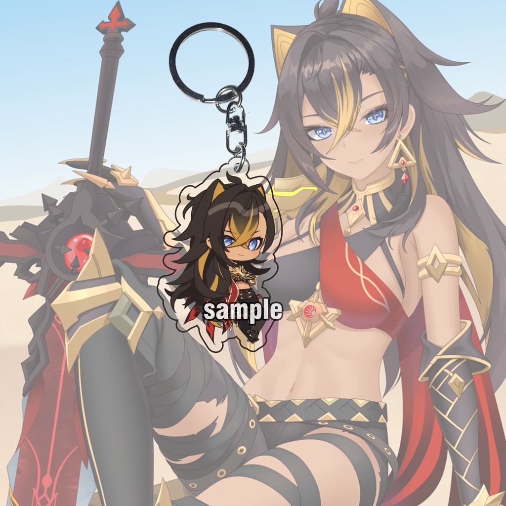 GANTUNGAN Genshin Impact Dehya 01 พวงกุญแจ - พวงกุญแจ - ของที่ระลึก - พวงกุญแจอนิเมะ - เกม - พวงกุญแ