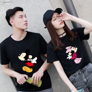 เสื้อยืดใหม่Mickey T-shirtเสื้อยืดมิกกี้✻สองชิ้นคู่แขนสั้นฤดูร้อนใหม่ผู้ชายและผู้หญิงเสื้อยืด , เสื้อคู่รักมิกกี้เว_02