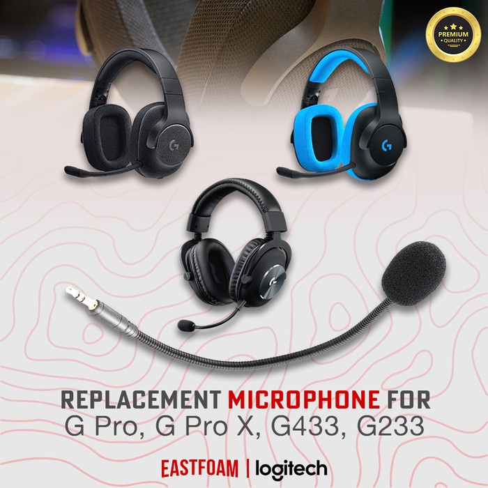 Logitech G433 G Pro G Pro X G233 ชุดหูฟังไมโครโฟนเปลี่ยน