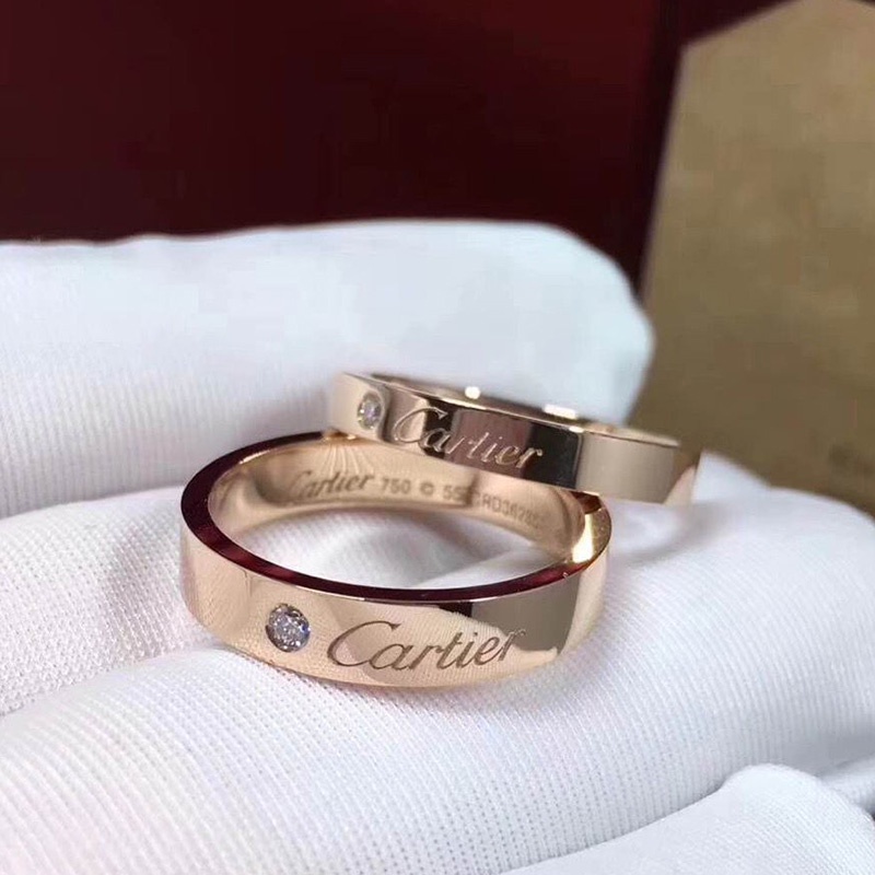 แหวนแฟชั่น ชุบทอง 18K ประดับเพชร ของขวัญวันเกิด สไตล์เรโทร