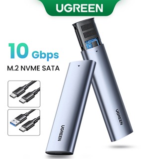 UGREEN Ssd 10 Gbps Nvme M2 Ssd เคสสําหรับฮาร์ดไดรฟ์ภายนอก M - Key &amp; B - 2 Ssd