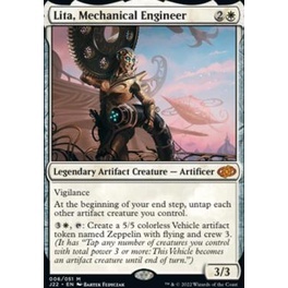 Lita, Mechanical Engineer การ์ด Magic The Gathering ของแท้จากชุด Jumpstart 2022