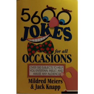 (ภาษาอังกฤษ) 5600 Jokes for All Occasions*หนังสือหายากมาก*