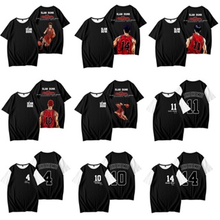 Slam Dunk Shohoku High School 3D T Shirt Men Women Sakuragi Hanamichi Cosplay Short Sleeve Funny Tshirt Graphic Tee_07