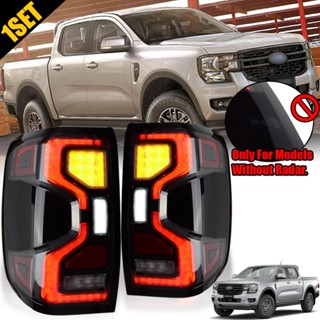 ไฟท้ายแต่ง LED ( ใช้กับรุ่นที่ไม่มีเรดาร์ ) รุ่น ฟอร์ด เรนเจอร์ FORD RANGER XLT XLS XL ปี 2022-2023 รวมชุดสายไฟและหลอดไฟ