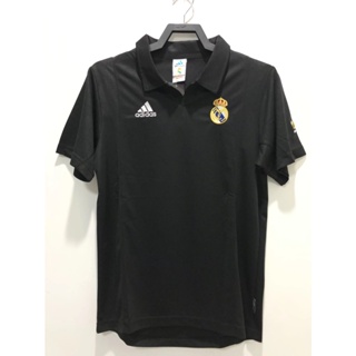 เสื้อกีฬาแขนสั้น ลายทีมฟุตบอล Real Madrid 2002/2003 Real Madrid S-XXL AAA สไตล์วินเทจ