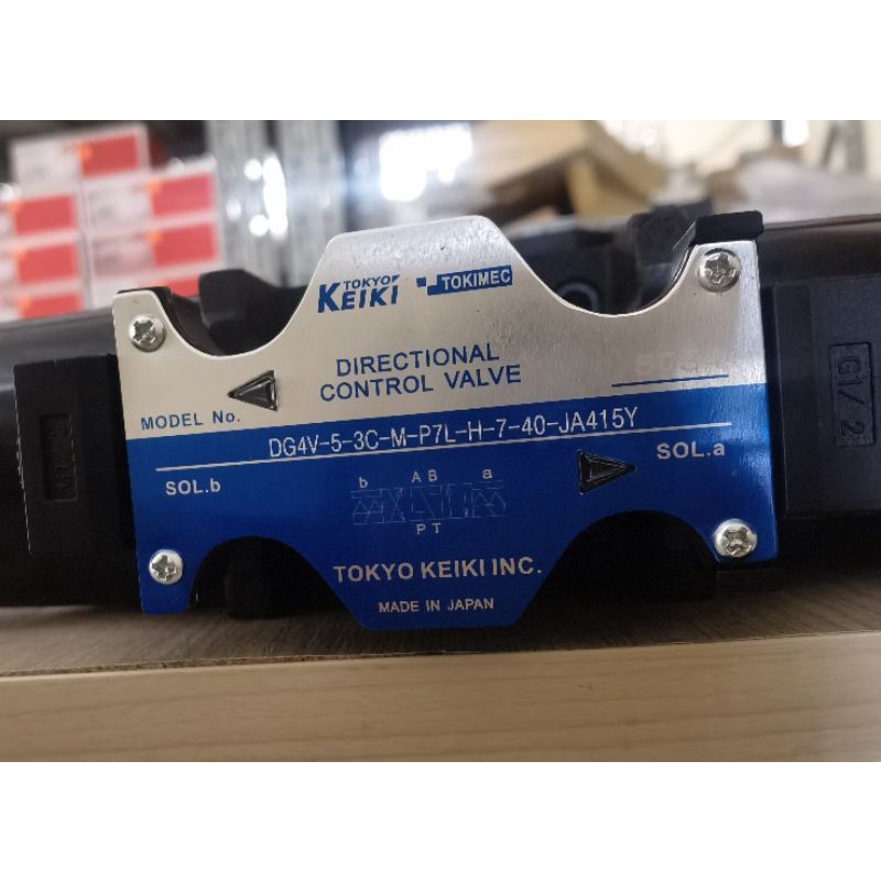 TOKIMEC​ DIRECTIONAL​ CONTROL​ VALVE​ Model : DG4V-5-3C-M-P7L-H-7-40-JA415Y