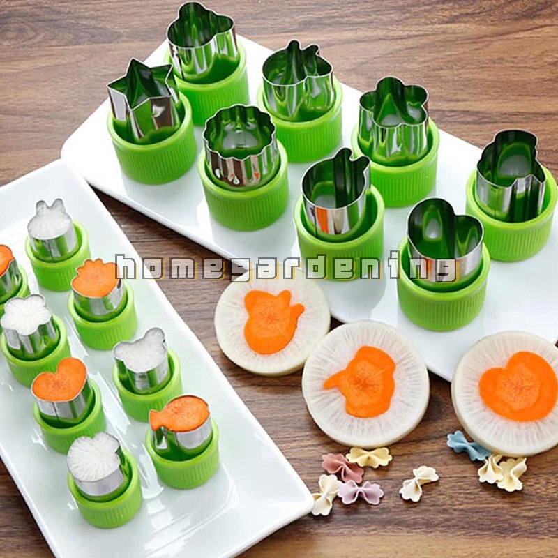 ชุดแม่พิมพ์ตัดแซนวิช คุกกี้ และซีล แบบสเตนเลส สําหรับเด็ก DIY
