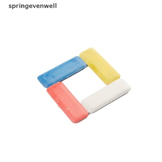 [springevenwell] ชอล์กลบได้ หลากสี สําหรับเย็บผ้า 4 ชิ้น