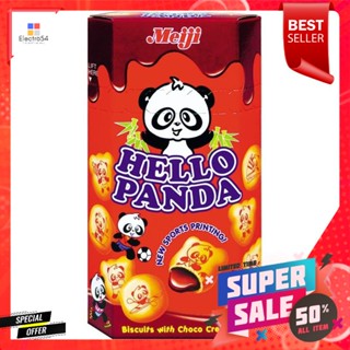 เมจิ เฮลโลแพนด้า บิสกิต รสช็อกโกแลต 57.5 กรัมMeiji Hello Panda Biscuit Chocolate Flavor 57.5 g.