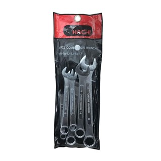 COMBINATION ประแจแหวนข้างปากตาย HACHI 6 ชิ้น/ชุดCOMBINATION WRENCH HACHI 6EA/SET