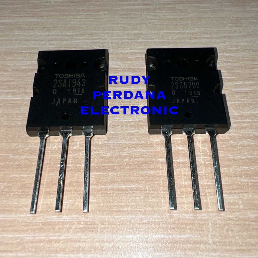Toshiba TRANSISTORS 2SA1943 SA1943 SA 1943 2SC5200 SC5200 SC5200 SC 5200 SE-9