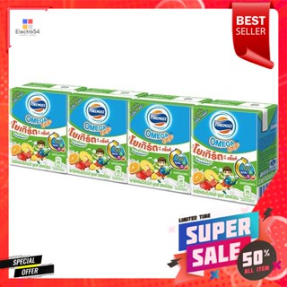 โฟร์โมสต์ โอเมก้า โยเกิร์ตพร้อมดื่มไขมันต่ำ รสผลไม้รวม 85 มล. แพ็ค 4Foremost Omega Low Fat Drinking Yoghurt Mixed Fruit