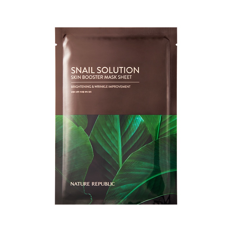 [Nature Republic] Snail Solution Skin Booster Mask Sheet 25g