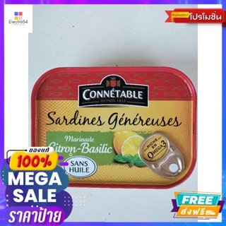 วัตถุดิบ Connetable Sardines Genereuses Marinade Citron Basilic 140gConnetable Sardines Genereuses Marinade C