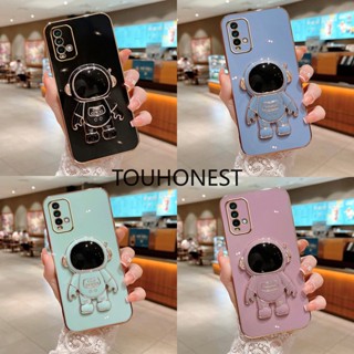 เคส Xiaomi Redmi Note 12 Pro Plus เคส Redmi Note 9T เคส Redmi 9T เคส Redmi 11 Prime Case Redmi Note 10 Pro Luxury Cute Silicone 3D Astronaut Stand Phone Cover Case โทรศัพท์มือถือ ซิลิโคน ลายนักบินอวกาศ พร้อมขาตั้ง หรูหรา สําหรับ