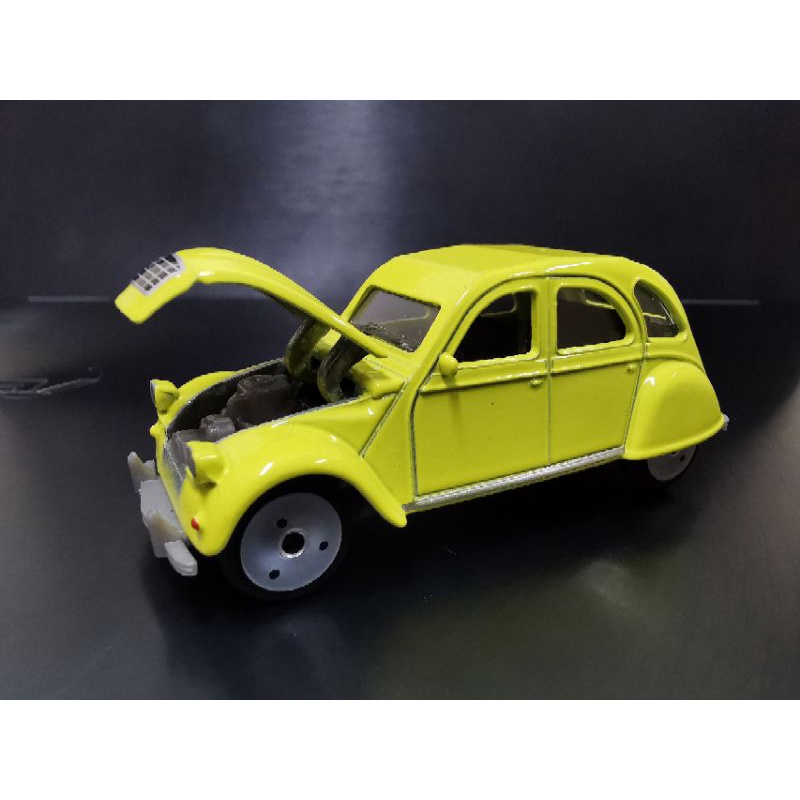 รถเหล็ก​ Majorette Citroen 2CV หลังคาเหลือง